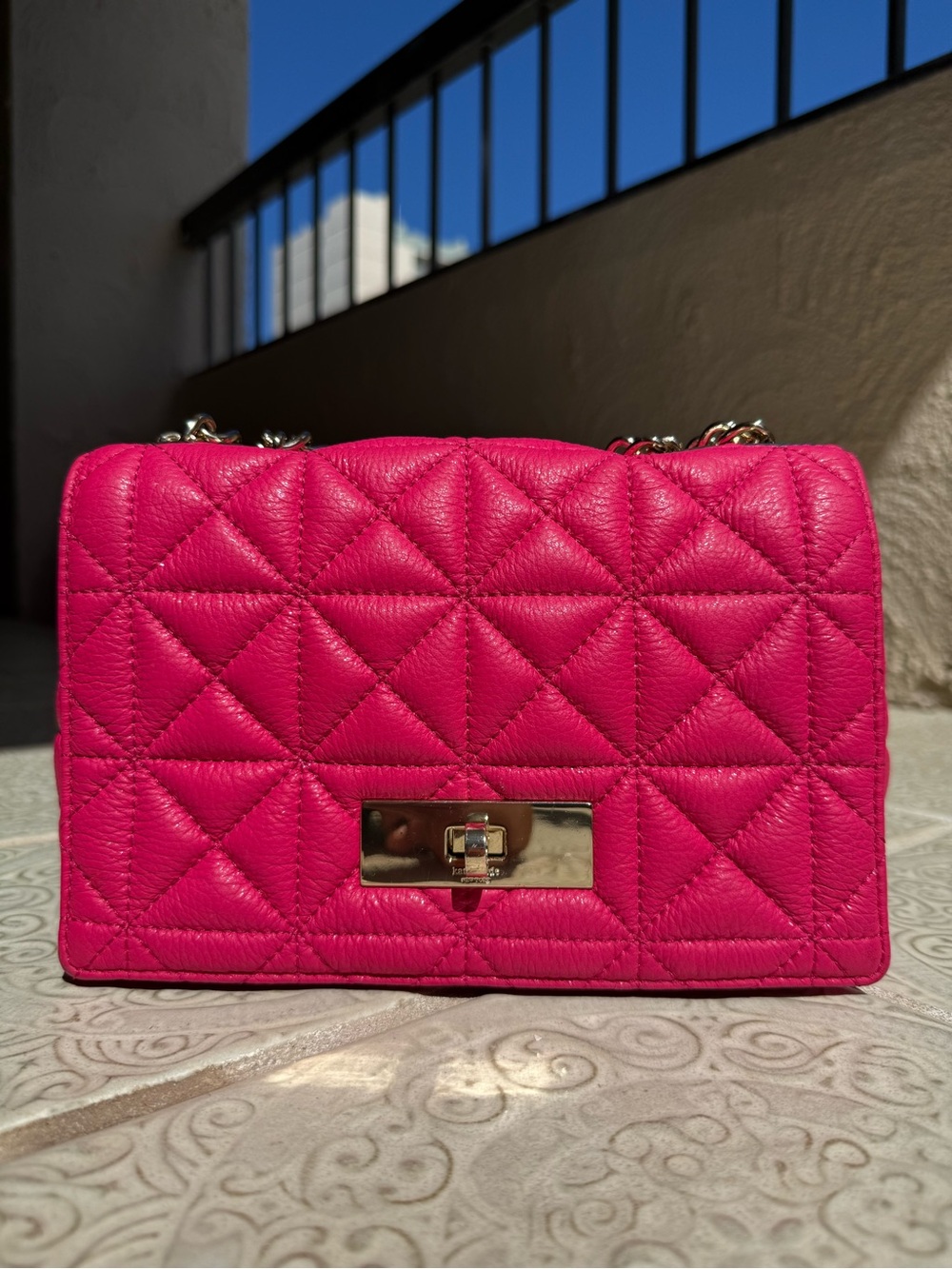 Authentic Kate Spade New York "Sedgewick Place Fairlee"hot pink